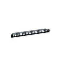 Patch panel vacio cat.6 24 puertos keystone 1u