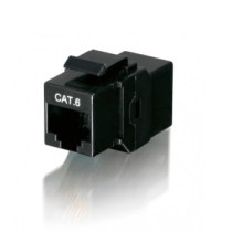 Kit 8 uds adaptador rj45 equip categoria 6 hembra hembra keystone para panel 125579