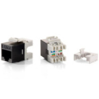 Kit 8 uds conector hembra rj45 utp cat6 slim panel keystone