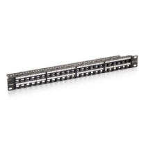 Patch panel vacio utp cat.6 48 puertos keystone slim 1u