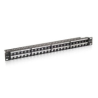 Patch panel vacio utp cat.6 48 puertos keystone slim 1u