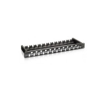 Patch panel vacio cat.6a 24 puertos keystone 1u
