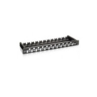 Patch panel vacio cat.6a 24 puertos keystone 1u
