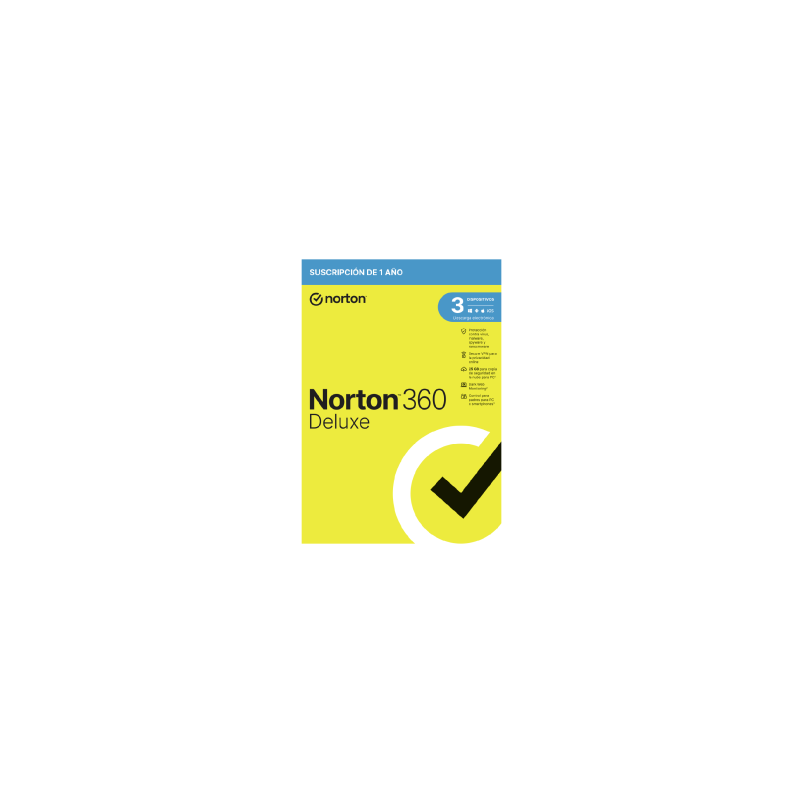 Norton 360 deluxe 25gb es 1 user 3 device 1 a?o **l. electronica