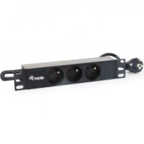 Regleta alimentacion rack 10\ 3 tomas 1u"