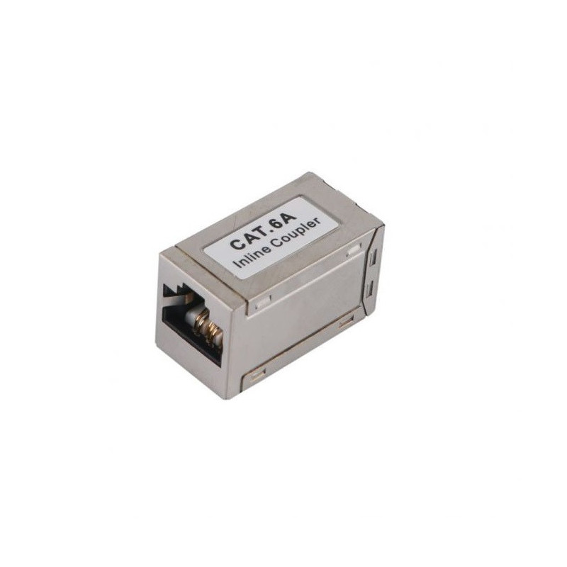 Adaptador rj45 cat.6a apantallado hembra hembra