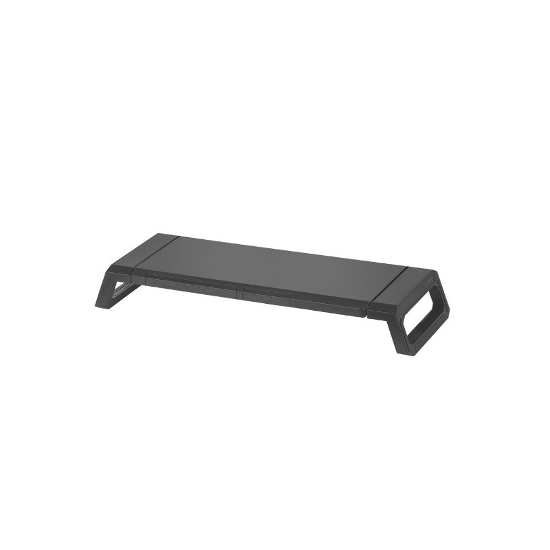 Stand de sobremesa para 1 pantallas mars gaming mgs-pro black 3 posiciones con cajon y soporte para