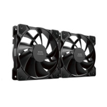 Kit 2xventilador interno mars gaming mf-pwmx2 black rodamientos de fluido dinamico sistema pwm