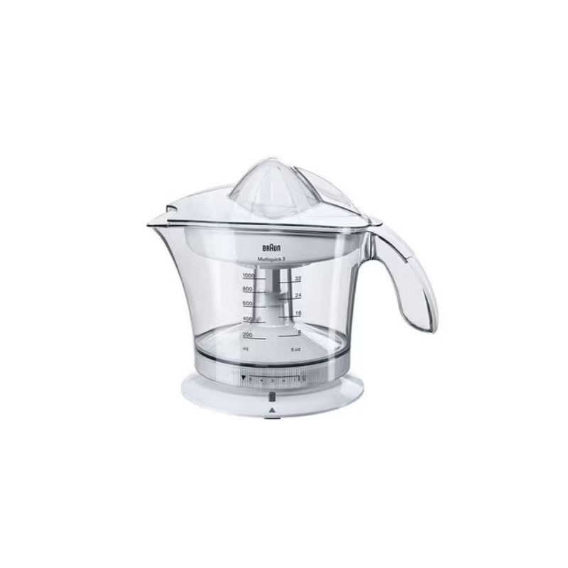 Exprimidor braun mpz9 color blanco 20w vaso 1l apto para lavavajillas