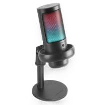 Micr?fono de estudio profesional mars gaming mmicse negro adc 196khz 24 bits usb-a/usb-c iluminacion
