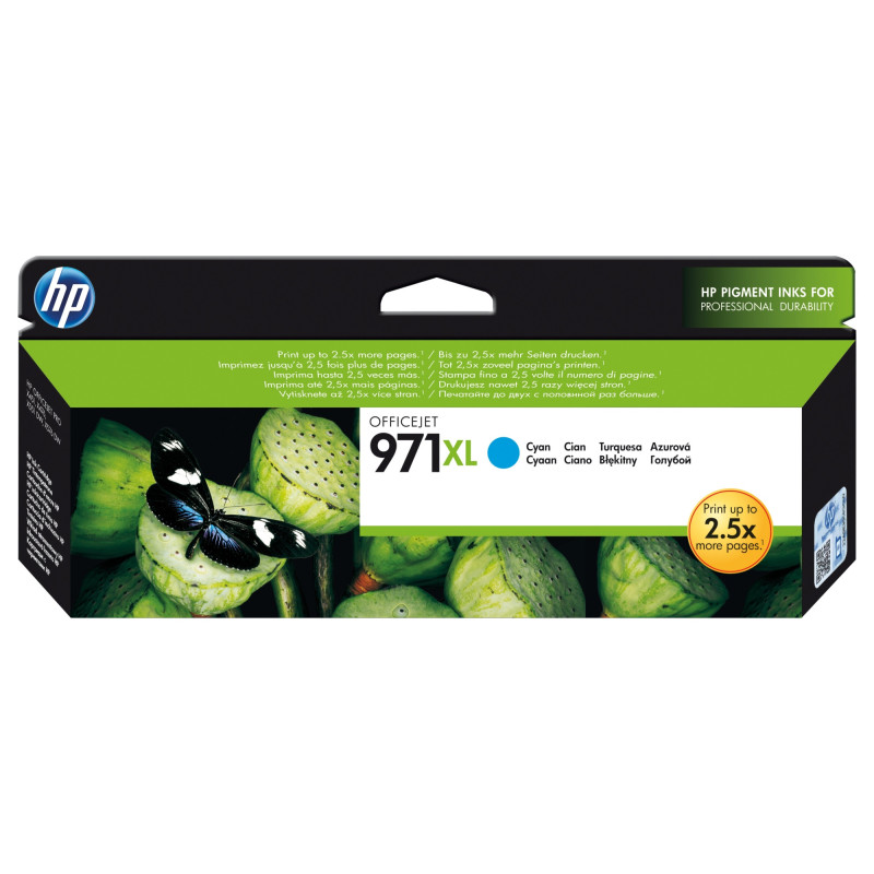 Tinta original hp n971xl magenta cn626ae 86.5ml