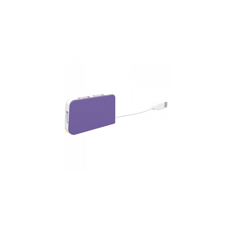 Hub usb 2.0 approx appht4p a 4xusb-a 2.0 color morado