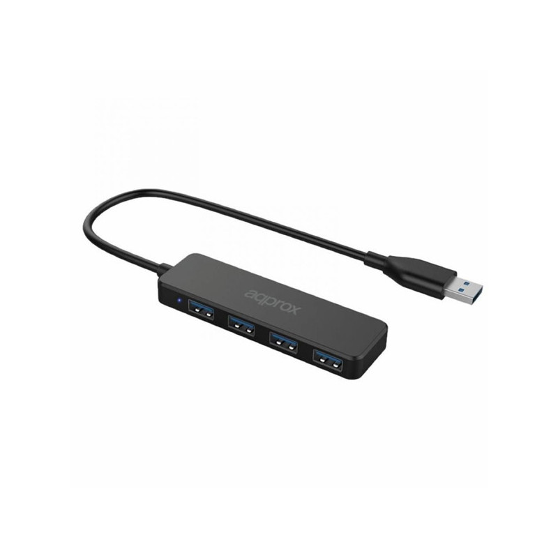 Hub usb 3.0 adaptador 4 puertos usb approx appc49 4xusb 3.0