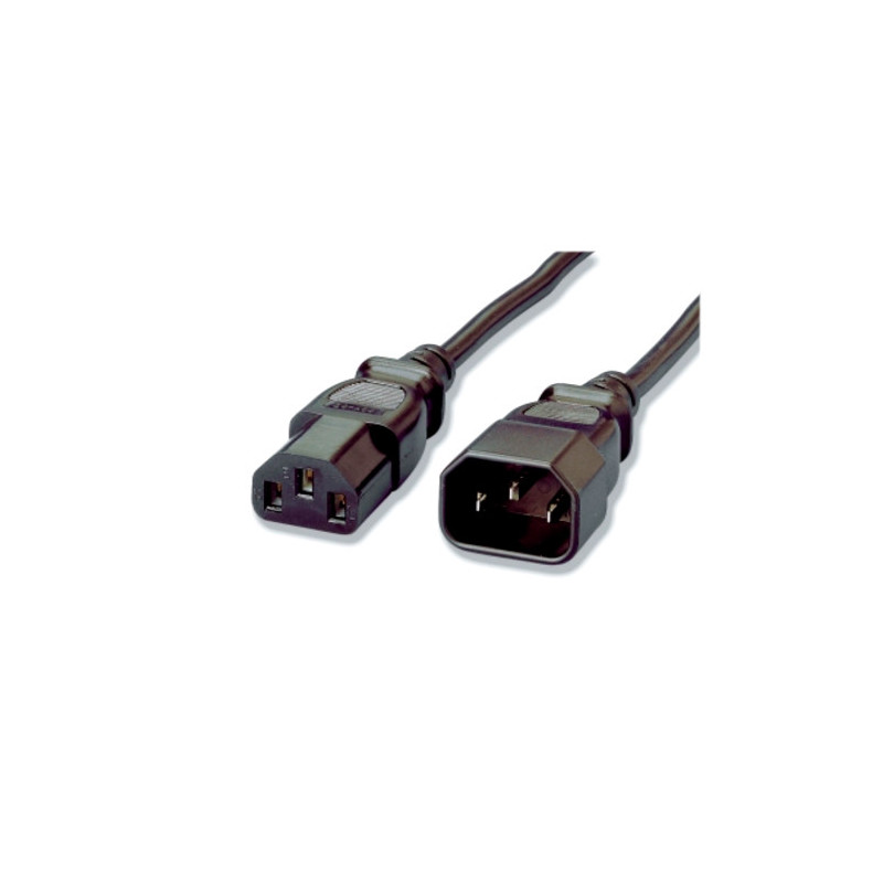 Cable alargo alimentacion iec macho - hembra equip 1,8m 112100