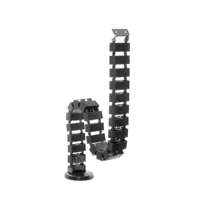 Cubre cables mesa ergonomica equip negro