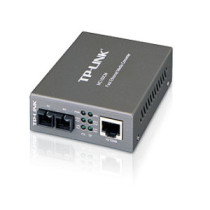 Convertidor fibra tp-link mc100cm rj45 eth a fibra multimodo sc 100mb fullduplex hasta 2km montaje e