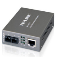 Convertidor fibra tp-link mc110cs rj45 eth a fibra monomodo sc 100mb fullduplex hasta 20km montaje e