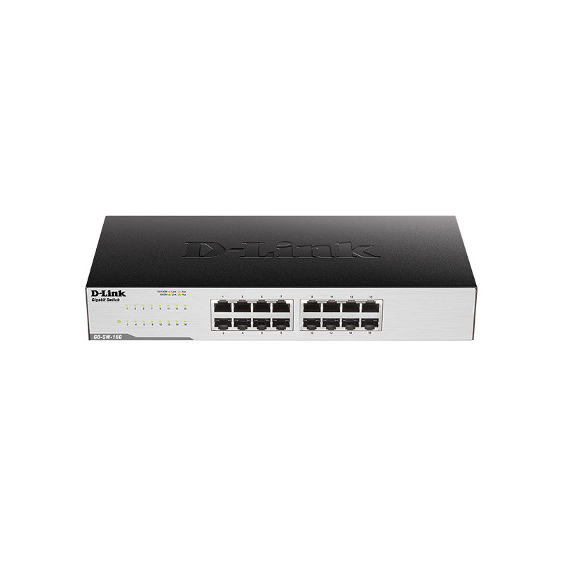 Switch no gestionable d-link go-sw-16g 16p giga sobremesa / rack