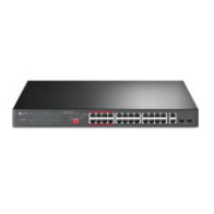 Switch no gestionable tp-link tl-sl1226p 24p poe+ 10/100 2p gigabit 2p slots combo gigabit sfp total