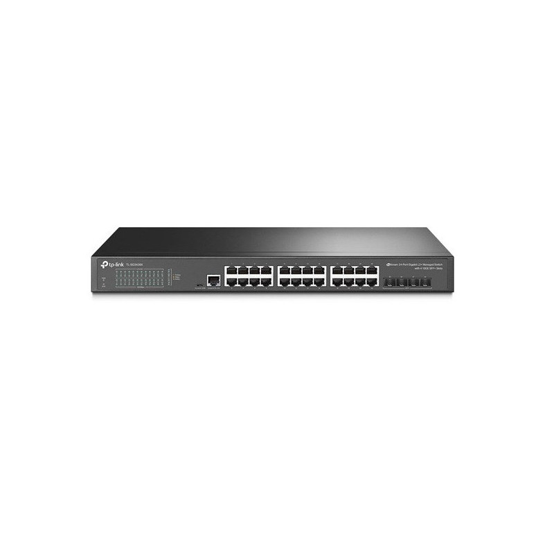 Switch gestionable jetstream tp-link sg3428x 24p gigabit l2 y 4 ranuras sfp de 10 ge