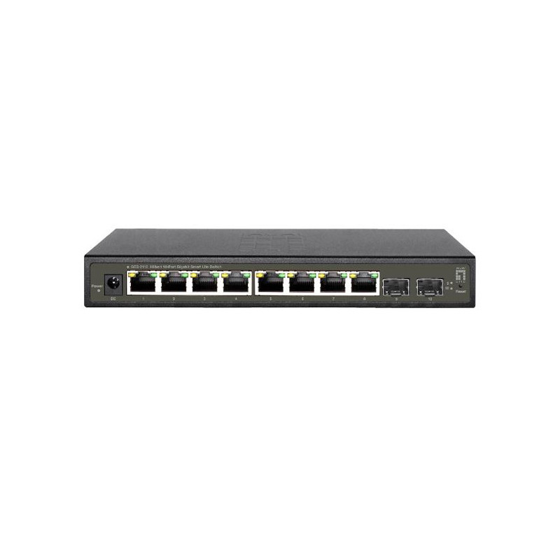 Switch semigestionable level one hilbert 8p giga + 2p sfp giga carcasa metalica
