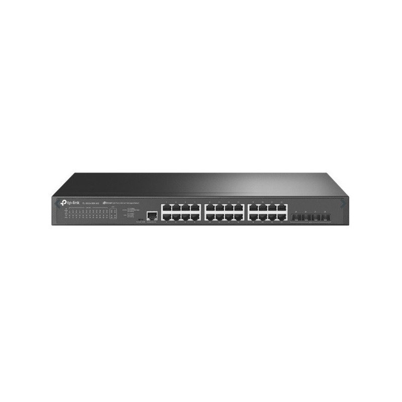 Switch gestionable jetstream tp-link sg3428x-m2 24p 2.4gb l2+ y 4p sfp+ de 10 ge