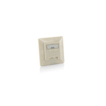 Kit 5 unidades roseta cat6a empotrar blanco perla ref. 125775