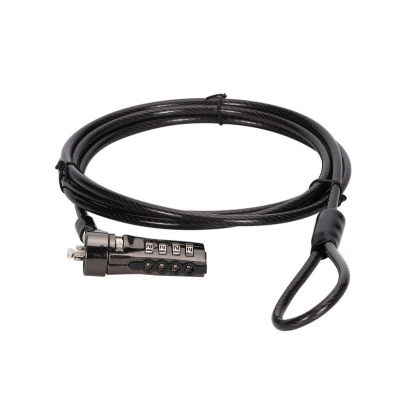 Cable de seguridad conceptronic custodio01bs por combinacion 4 digitos 1.8m