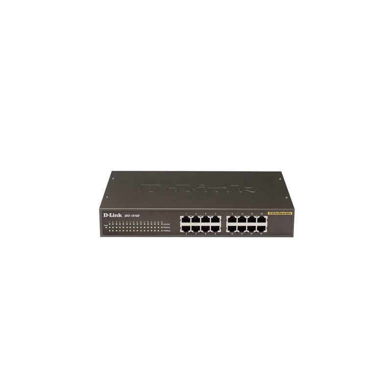 Switch no gestionable d-link des-1016d 16p ethernet sobremesa no rack