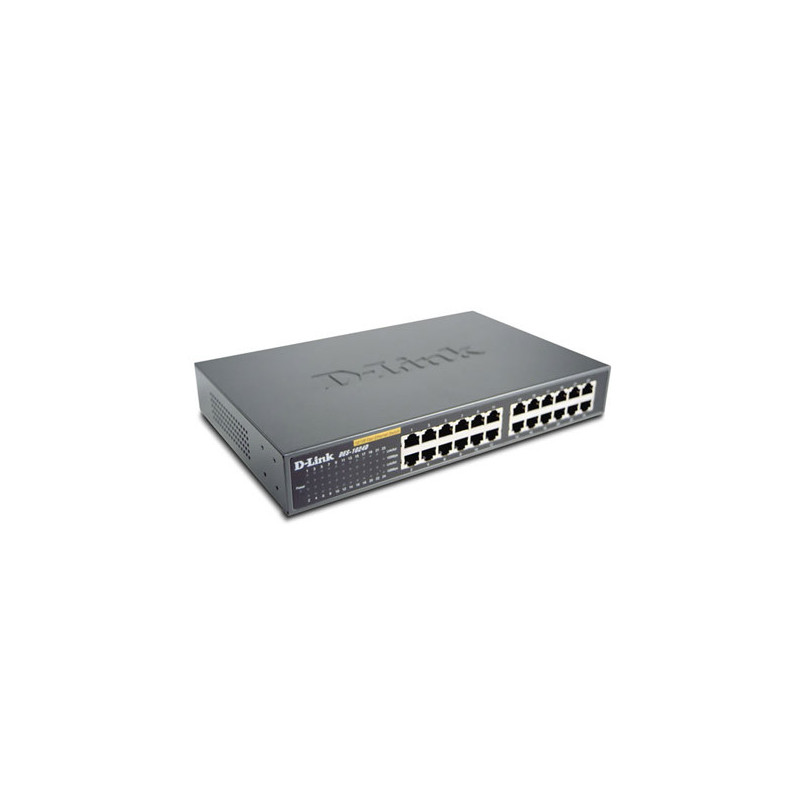 Switch no gestionable d-link des-1024d 24p ethernet sobremesa no rack