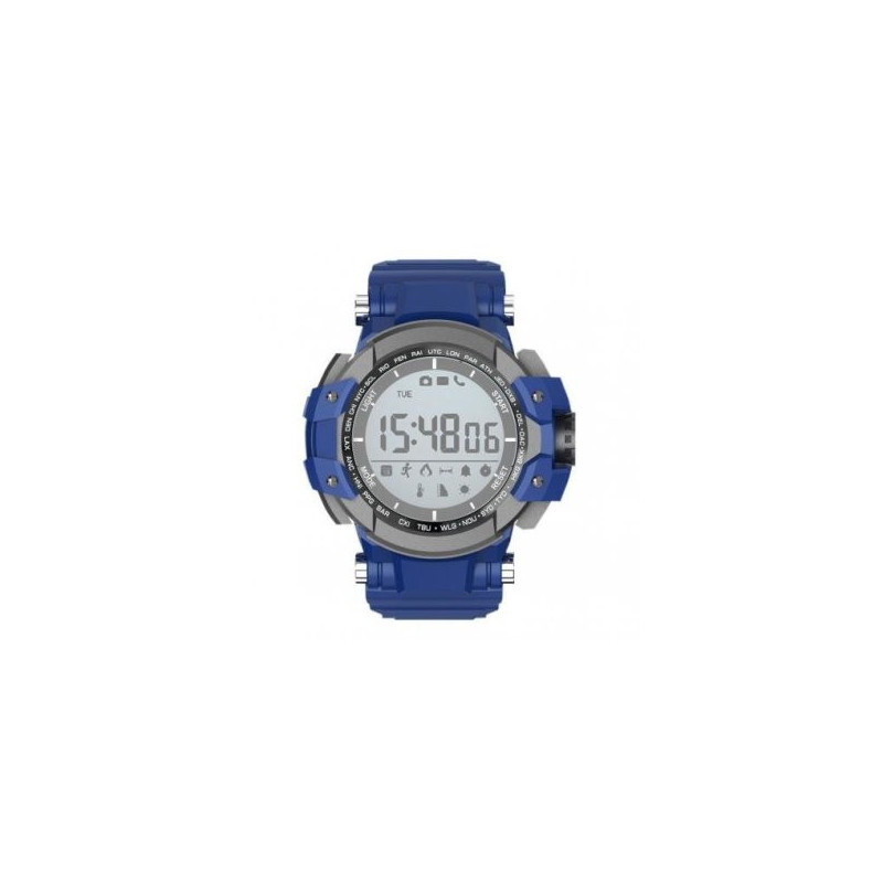 Reloj inteligente deportivo billow xs15bl anti-shock ip68 bt 4.0 g-sensor pila interna 12 meses azu