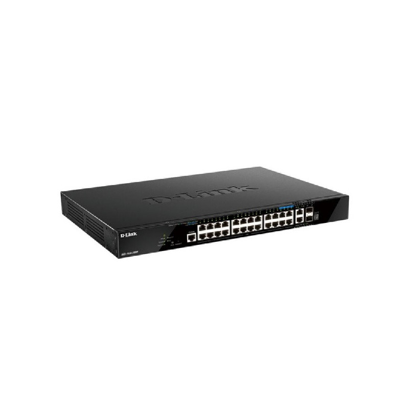 Switch gestionable d-link l3 stakable dgs-1520-28 24p giga + 2p 10g + 2p sfp