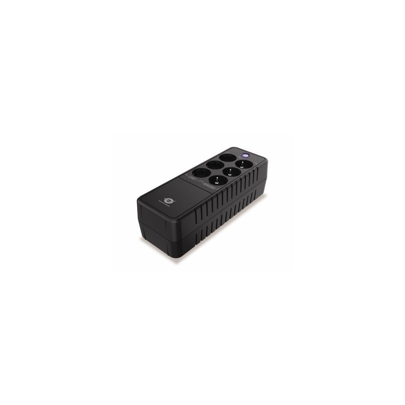 Sai 850va conceptronic 490w oficina 3 tomas enchufe proteccion tension  y 3 tomas sin bateria