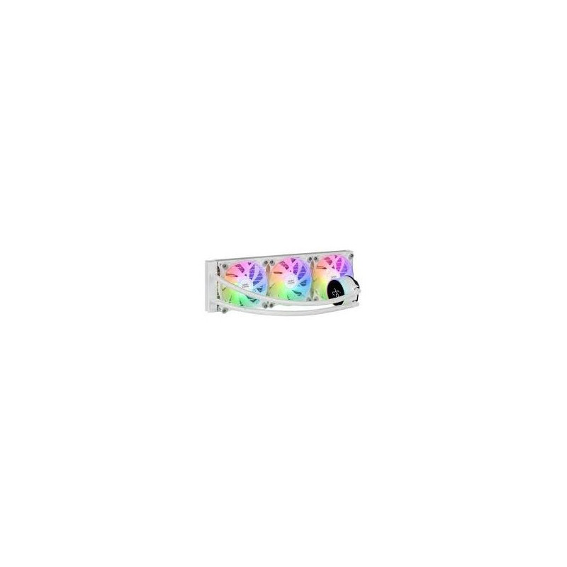 Sistema de refigeracion liguida mars gaming mllcd360 blanco 3x (12x12) iluminacion frgb tpd 600w