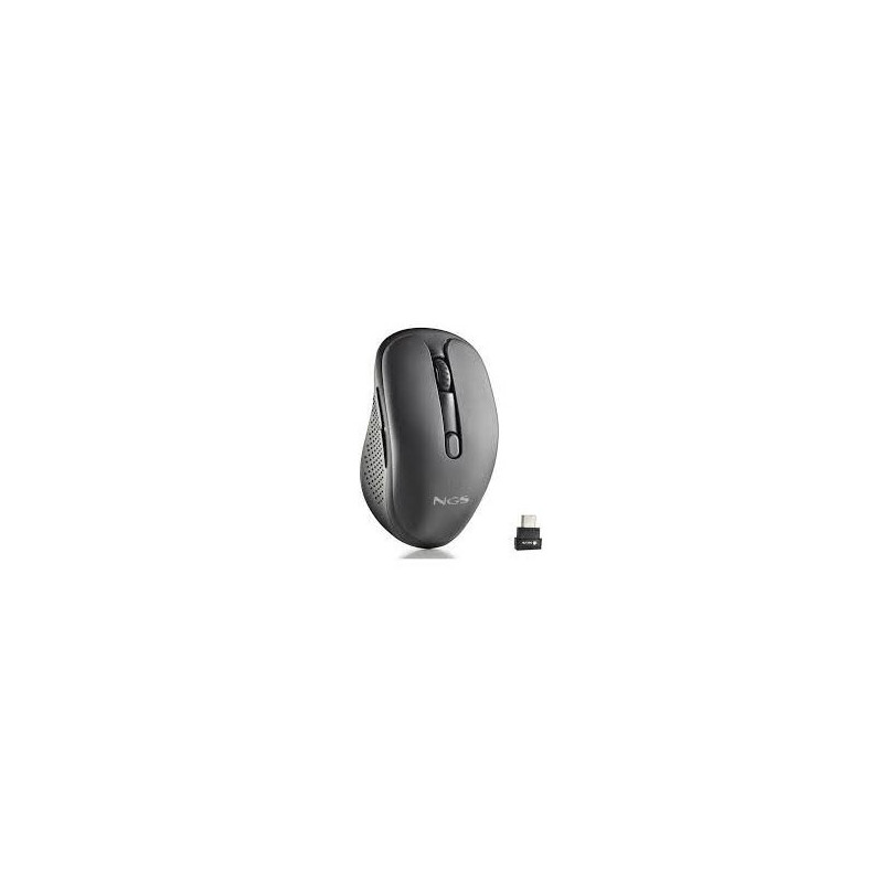 Mouse ngs evo mix laser inalambrico multimodo recargable y silencioso usb-c