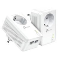 Homeplug tp-link powerline 1000mb pa7027p kit passthrough 2p giga kit 2 unidades