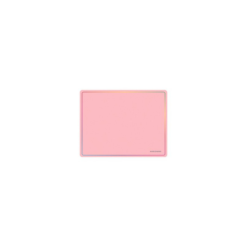 Alfombrilla mars gaming mmp124 superficie nano-textil dise?o rainbow 360x260mm color rosa