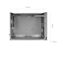 Caja microatx mars gaming mcxpro mesh 360 gpu 280-360mm 1x3.5 2x2.5 negro compatible atx/sfx