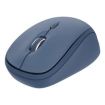 Mouse trust wireless y bluetooth yvi+ azul 1600dpi ajustable 3 botones 3 dispositivos