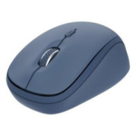 Mouse trust wireless y bluetooth yvi+ azul 1600dpi ajustable 3 botones 3 dispositivos