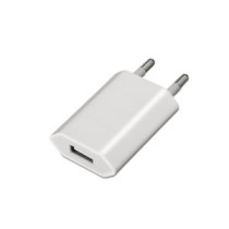 Aisens - mini cargador usb, 5v/1a, blanco