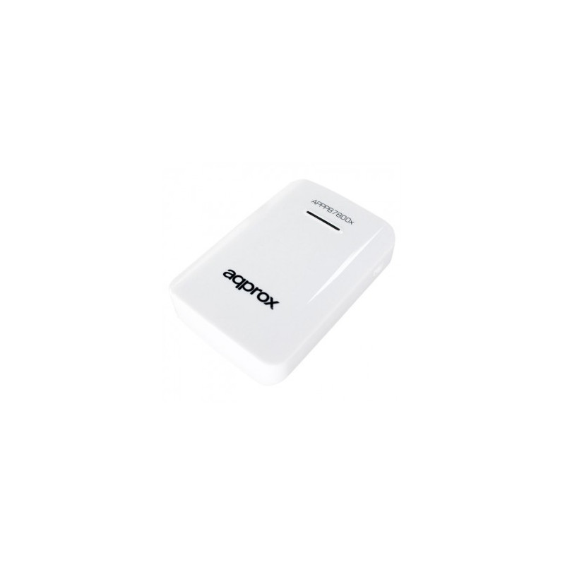 Approx power bank universal 7800 mah (blanco)