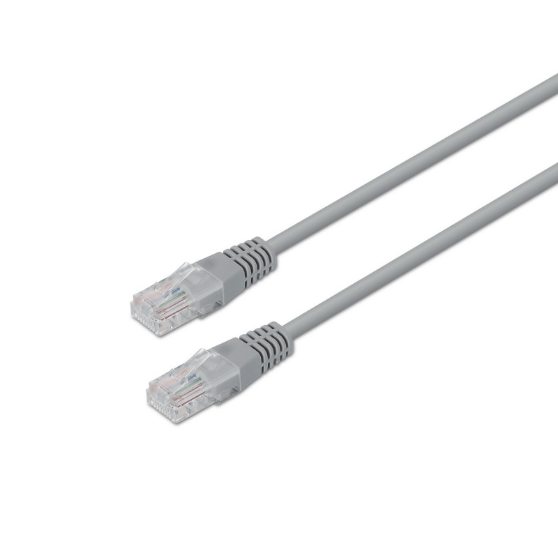 Aisens - cable de red latiguillo rj45 cat.5e utp awg24, gris, 10m