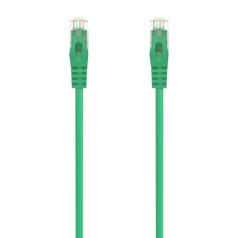 Aisens - cable de red latiguillo rj45 lszh cat.6a 500 mhz utp awg24, verde, 1.5m