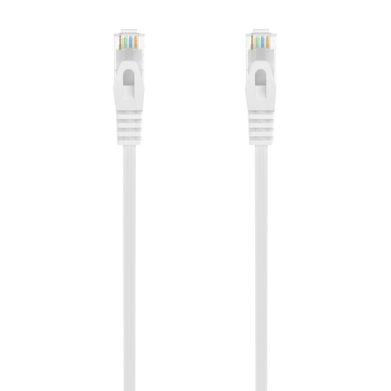 Aisens - cable de red latiguillo rj45 lszh cat.6a 500 mhz utp awg24, blanco, 1.0m
