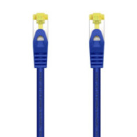 Aisens - cable de red latiguillo rj45 lszh cat.7 600 mhz s/ftp pimf awg26, azul, 25cm