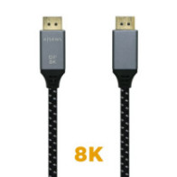 Aisens - cable displayport v1.4 8k@60hz, dp/m-dp/m, gris/negro, 2.0m