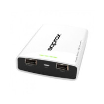 Approx power bank de bolsillo universal evolution 7800 mah (blanco)