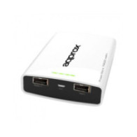 Approx power bank de bolsillo universal evolution 7800 mah (blanco)