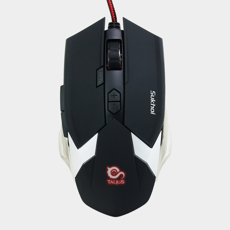 Talius raton gaming sukhoi 2500dpi 8 botones black
